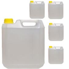 5 Stück 5 Liter Kunststoffkanister leer Plastekanister Wasserbehälter Ludwiglack
