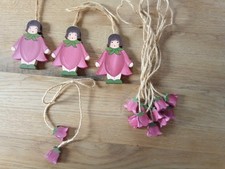 Land-Art, 12  Blüten,  3 Blumenkinder ,Handarbeit 