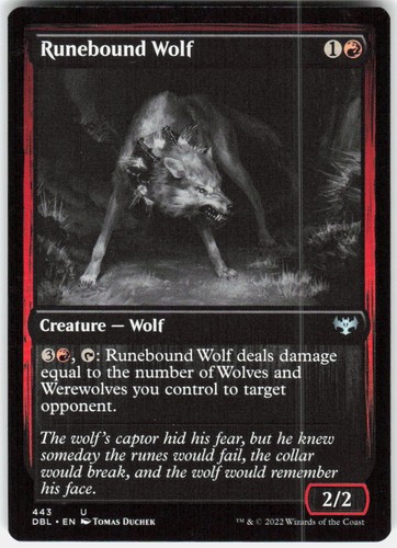 Runebound wolf innistrad - wolf,