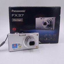 Panasonic Lumix DMC FX37 Digitalkamera Digicam Silber 10.1 MP Zustand gut OVP