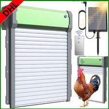 Automatische Hühnerklappe Hühnertür mit Smart Zeitschaltuhr Einklemmschutz DE