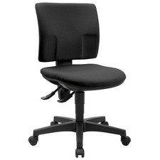 Topstar Bürostuhl Pro 30, PU300G20 Stoff schwarz, Gestell schwarz