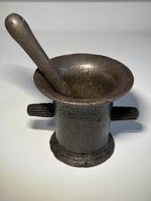 Alter Mörser Aus Eisen