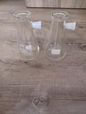 Saugflasche 2 Stück 250 ml Schott Duran Laborglas Chemie