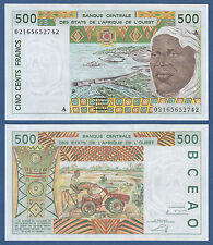 WEST AFRICAN STATES / IVORY COAST 500 Francs (20)02 UNC P.110A m