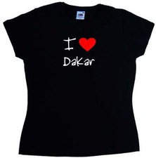 I Love Heart Dakar Damen T-Shirt