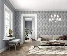 EUR 4,69/qm / Tapete Rasch Trianon XII 532128 Silber Grau Landhaus 