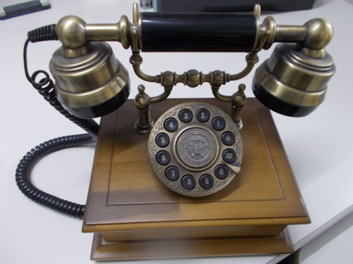 Holztelefon wooden telephone - wooden,