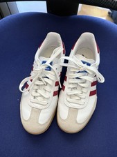 Adidas Sneaker samba Gr. 38 Fitnessschuhe Weiß Leder