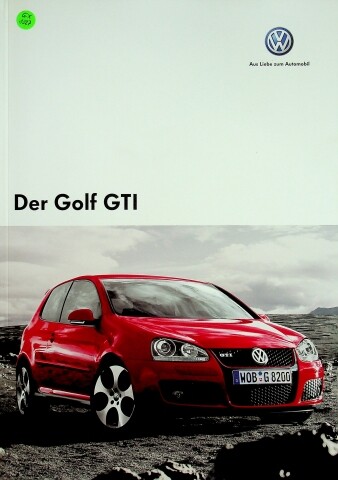 290598 golf gti prospekt - 290598),