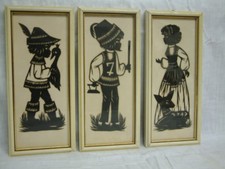 3x Scherenschnitt   Hans Im