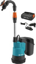 GARDENA AKKU REGENFASSPUMPE 2000/2 18V P4A TAUCHPUMPE READY-TO-USE SET 2000 L/H