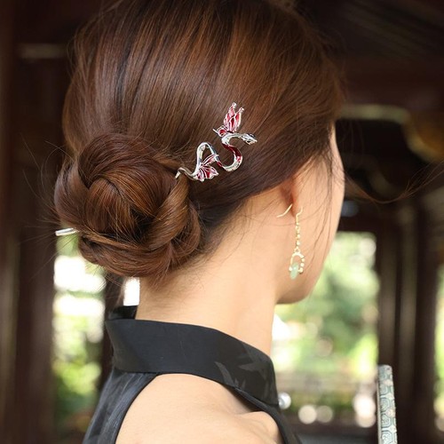 1pcs snake hairpin vintage - snake,