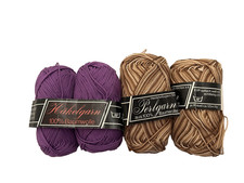 Konvolut ca. 200g Original DDR Perlgarn, Häkelgarn, Häkeln, Stricken, Baumwolle