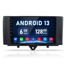128G Android14 Autoradio Carplay BT GPS Navi Für Benz Smart Fortwo 451 2010-2015