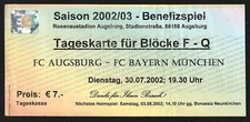 Ticket | 2002/03 | FC Augsburg