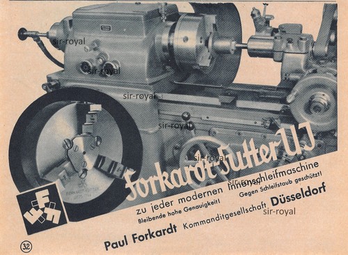Paul forkardt maschinenbau - kg,