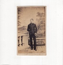 L. Borgani CDV Foto k.u.k. Soldat / Marine? - Mantova 1860er