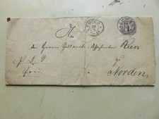 Antiquar. Brief Emden 1871