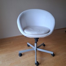 Schreibtischdrehstuhl,  weiß