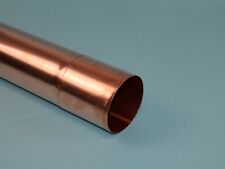 Fallrohr Kupfer mit Muffe, verschied. Längen & Durchmesser, Ablaufrohr Regenrohr