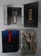 4 versch. Herrendüfte ~ Eau de Toilette Minispray ~ Duftproben ~ unbenutzt