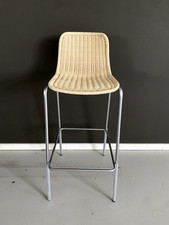 Bonestil Barhocker Rattan Geflecht Metallgestell Beige Tresenhocker NEU!!