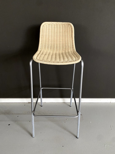 Bonestil barhocker rattan - barhocker,