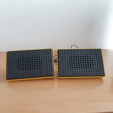 Lautsprecher Boxen RFT ZIPHONA DDR  Schallplattenspieler gelb funktioniert,VEB