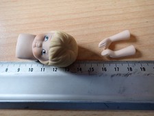 Rayher - Porzellan Puppen Set II - Porzellankopf bemalt mit Händen - 4 cm