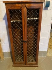 hochwertige Regal Holz und Metall für DVD und Blu-ray H106xB49xT20 cm 