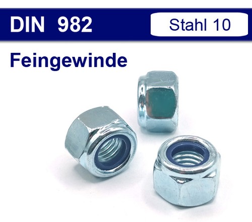 Stopmuttern mit feingewinde - mit,