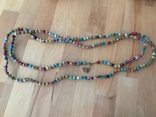 Maas Naturwaren Neu Armband/Kette Perlen Stoff ?? Stoffperlen Edel 