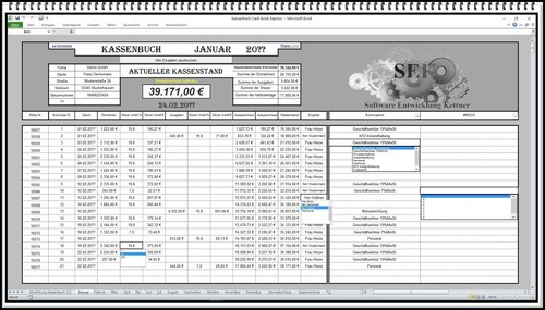 Kassenbuch software - kassenbuch,