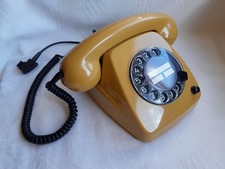 70er Telefon Wählscheibe Ocker FeTAP 612 SIEMENS Top mit Funktion/TAE-Stecker