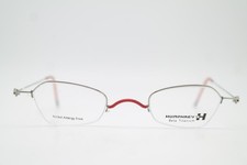 Vintage Brille HUMPHREYS 2015 50 Titanium Silber Kupfer Halbrand Brillengestell
