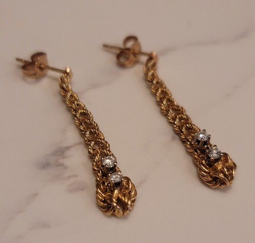 Vintage 14k gold diamant - vintage,