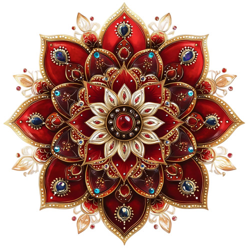Mandala blume floral botanik - floral,