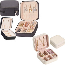 Schmuckkästchen Schmuckbox Klein Schmucketui Reise Schmuckdose Kasten Kompakt