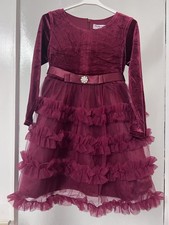 Dunkelrot festkleid Kinder