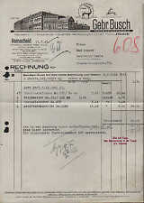 REMSCHEID, Rechnung 1941, Werkzeug-Fabrik Gebrüder Busch