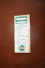 Original Aufkleber Castrol Ölwechselaufkleber Citroen Peugeot Renault ca. 1976