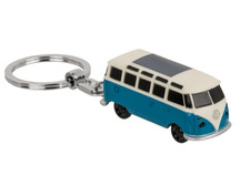 VW Bulli T1 Schlüsselanhänger mit LED Scheinwerfer Volkswagen VW Bus Blau
