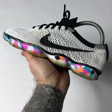 Nike Flyknit Zoom Confetti Sole 38 Sneaker grau schwarz 698616-101 Air Max Style