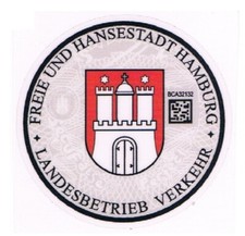 AUFKLEBER ABZEICHEN HAMBURG -