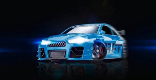 Racer blue blizzard - blue,