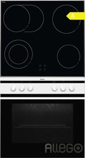 Amica Einbauherdset EHC12714W Weiß Ceran 4 Zonen Umluft 65L A