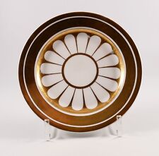 KPM Berlin Teller Kuchenteller mit goldenem im Biedermeier Stil um 1870-80 Ø19cm