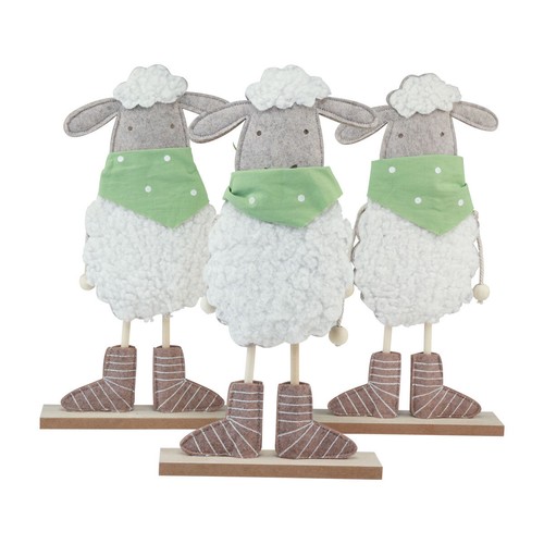 Osterdeko schaf figuren set - osterdeko,