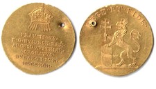 Habsburg RDR Franz I. (II.) 3/4 Dukat 1792 Gold a.die ungarische Krönung in Buda